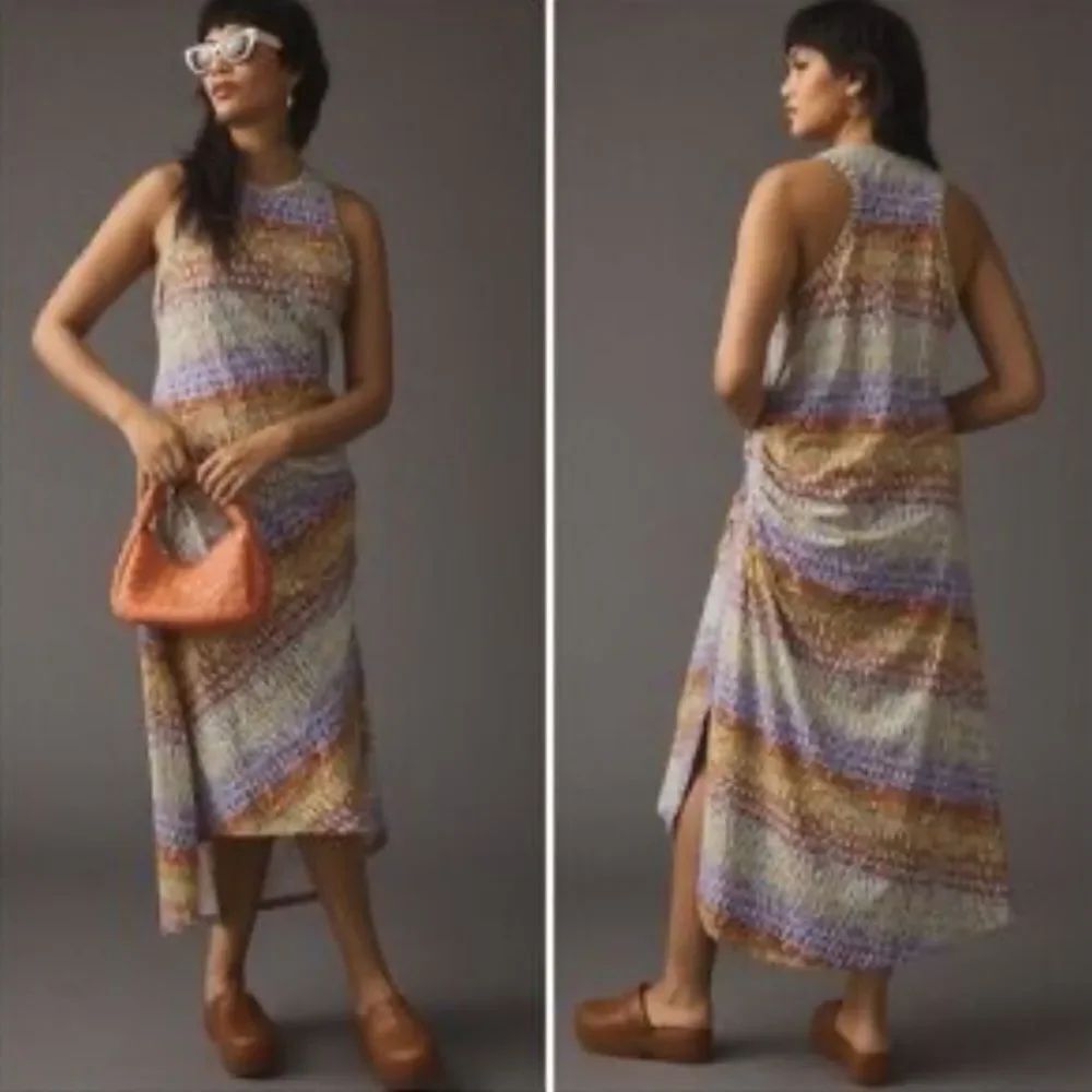 Anthropologie Daily Practice Treasure Tank Maxi Dress